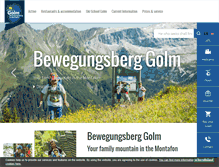 Tablet Screenshot of golm.at